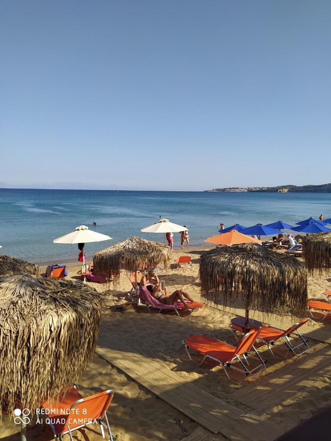 Takis Haikos House Two Minutes Walk To The Beach Peroulia Vounária Exteriör bild